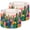 Color 2, variant on Lampshades 2 Pack Mediterranean Seaside Village Blue Dome Church Turquoise Ocean 13"x13"x10" Light Shade for Table Lamps Floor Lamp Shades Lampshade Replacement Easy Assembly