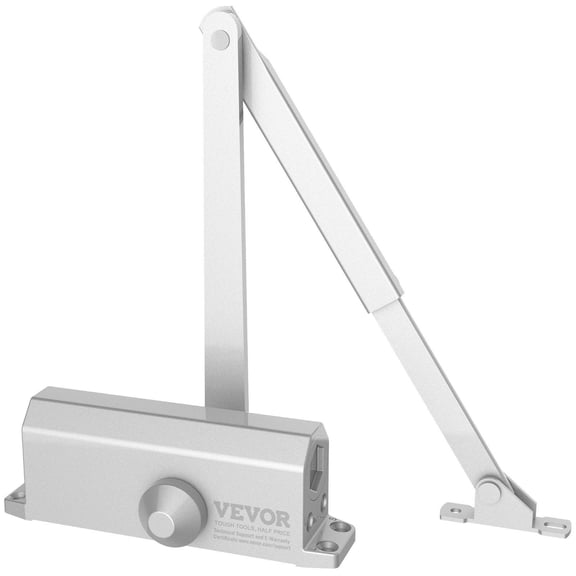STAWAY Heavy Duty Hydraulic Door Closer for Commercial & Residential Use, Adjustable for Doors up to 150 lbs, Easy Installation, Durable Cast Aluminum, Smooth Closure