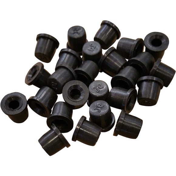 (25 Pack) Brake Bleeder Screw Caps Grease Zerk Fitting Cap Rubber Dust Cover