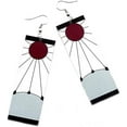 thumbnail image 1 of Boucles d'Oreilles Tanjiro Kamado Cosplay Hanafuda de Tanjiro, 1 of 3