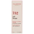 thumbnail image 5 of Joli Rouge Satin Lipstick - 732 Grenadine by Clarins for Women - 0.1 oz Lipstick, 5 of 6