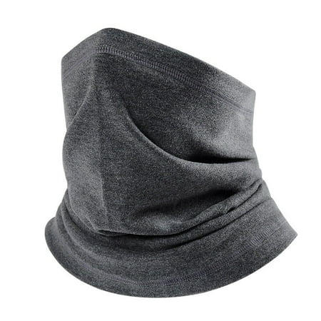 Winter Fleece Neck Warmer Gaiter Windproof Face Mask for Men & Women Ski Running