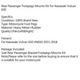 thumbnail image 6 of Rear Passenger Foot Peg Bracket For Kawasaki Vulcan 650 VN650 2015+ Black, 6 of 6
