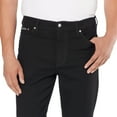 thumbnail image 3 of Calvin Klein Men's Classic 5-Pocket Stretch Straight Fit Denim Jean (Black 30x32), 3 of 5
