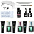 thumbnail image 1 of Kit Completo de Uñas con Gel Fotocurable de Secado Rápido, Pluma Doble y Esmalte Nocturno - 15ml, Incluye Lámpara y Accesorios para Manicura Profesional en Casa o Salón., 1 of 7