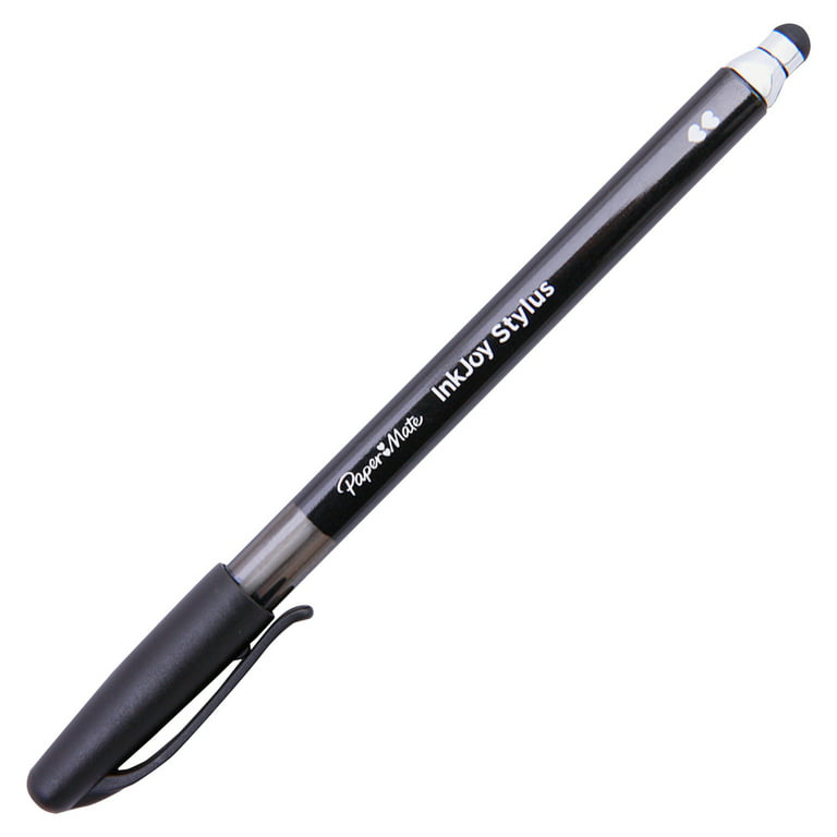 Paper Mate Inkjoy Black Ballpoint Pen with Stylus Tip