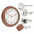 thumbnail image 5 of Vigorwise 12inch Outdoor Clocks Plastic Waterproof Wall Clock with Temperature & Humidity, 5 of 5