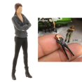 thumbnail image 1 of 1:64 Model Miniature Figure People Street Building Layout For Matchbox/fire Wheel/siku - Black-a, 1 of 5