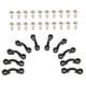 thumbnail image 5 of Soidarity KK-A06B-10 Kayak Deck Loop Set 10pcs Nylon Tie Down Pad Eyes con 20 tornillos de fijación para barcos de pesca al aire libre Canoa Kayak Deportes acuáticos Soidarity OD005943-00, 5 of 6