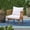 White, variant on CARZZI LIFE Outdoor Acacia Wood Patio Club Chair, Modern Deep Seating Garden Armchair with Waterproof Thick Cushions, Teak Finish Wooden Furniture for Backyard & Balcony, 400lbs Capacity, White