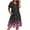 Black-Floral, variant on Fantaslook Flowy Womens Dresses Ruffle Sleeve Henley Summer Dress Loose Floral Midi Dresses With Pockets