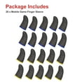 thumbnail image 2 of EEEkit 20 Pcs Finger Sleeves for Gaming, Mobile Gaming Controller Accessories, Smooth Operation, Anti-sweat, Extremely Thin, Soft Breathable, for Mobile Phone Games (Blue and Yellow), 2 of 6
