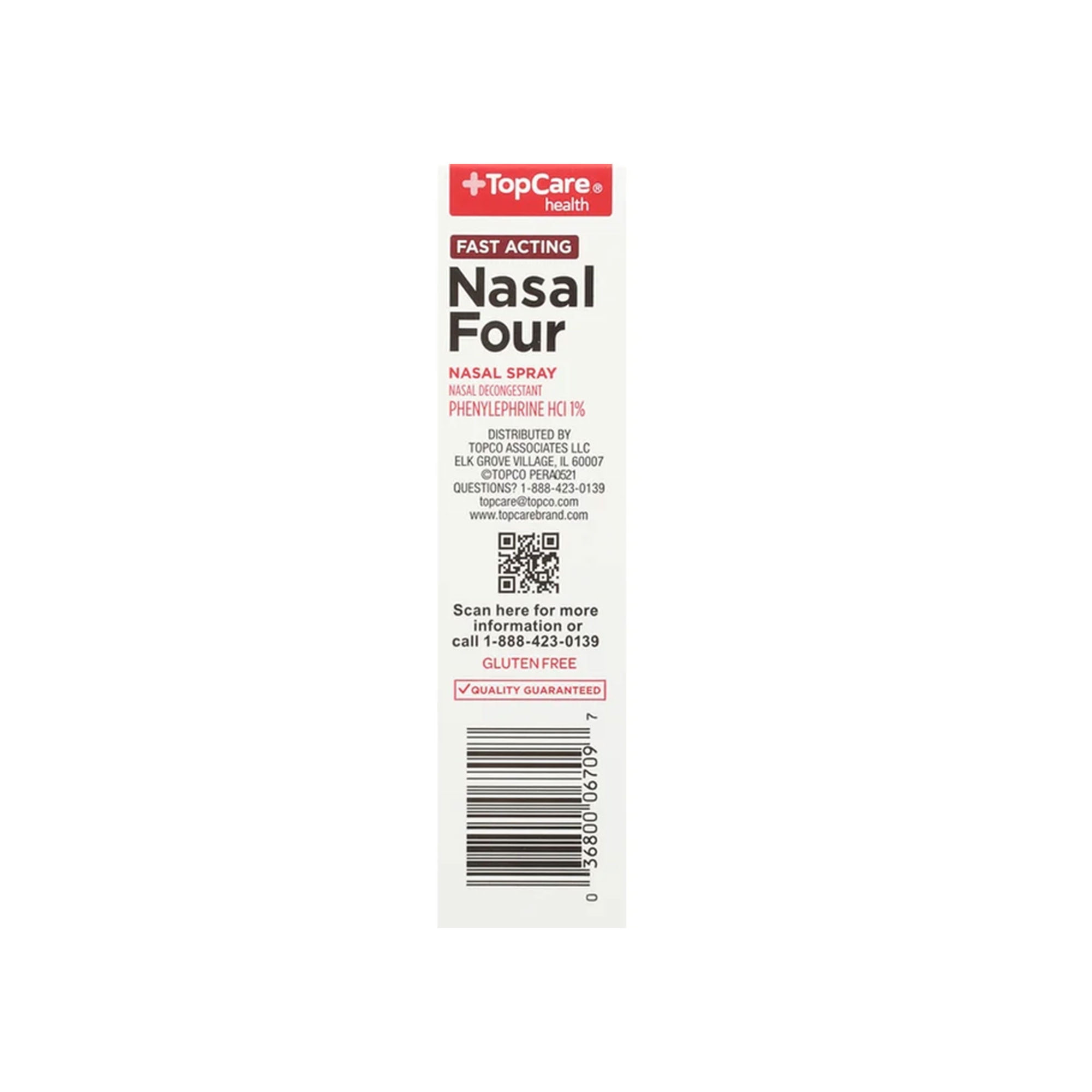 Top Care Nasal Spray Fasta Acting 1 Oz Walmart