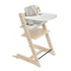 thumbnail image 1 of Stokke Trona Tripp Trapp 2 (Natural), Cojín 2 (Gris Nórdico) + Bandeja Stokke (Blanco) - Incluye Silla + Set Bebé con Arnés Extraíble para Niños 6-36 Meses, 1 of 5