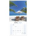 Paradise 2024 Mini Monthly Wall Calendar 7 x 7 Wall Calendars