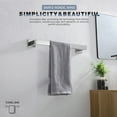 thumbnail image 2 of KOKOSIRI 16-Inch Single Towel Bar Bathroom Kitchen Towel Holder Wall Mounted SUS304 Stainless Steel Towel Rack Polished Chrome B4003CH-L16, 2 of 9