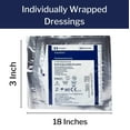 thumbnail image 4 of Covidien Vaseline Gauze Dressing, Petrolatum Impregnated, 3 in x 18 in, 12 Count, 1 Pack, 4 of 7