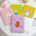 thumbnail image 2 of 2023New Cartoon Bear Ipad Case Tablet Bag 11 Inch Inner Tank Bag Girl Thickened Handheld iPad Storage Bags green, 2 of 6