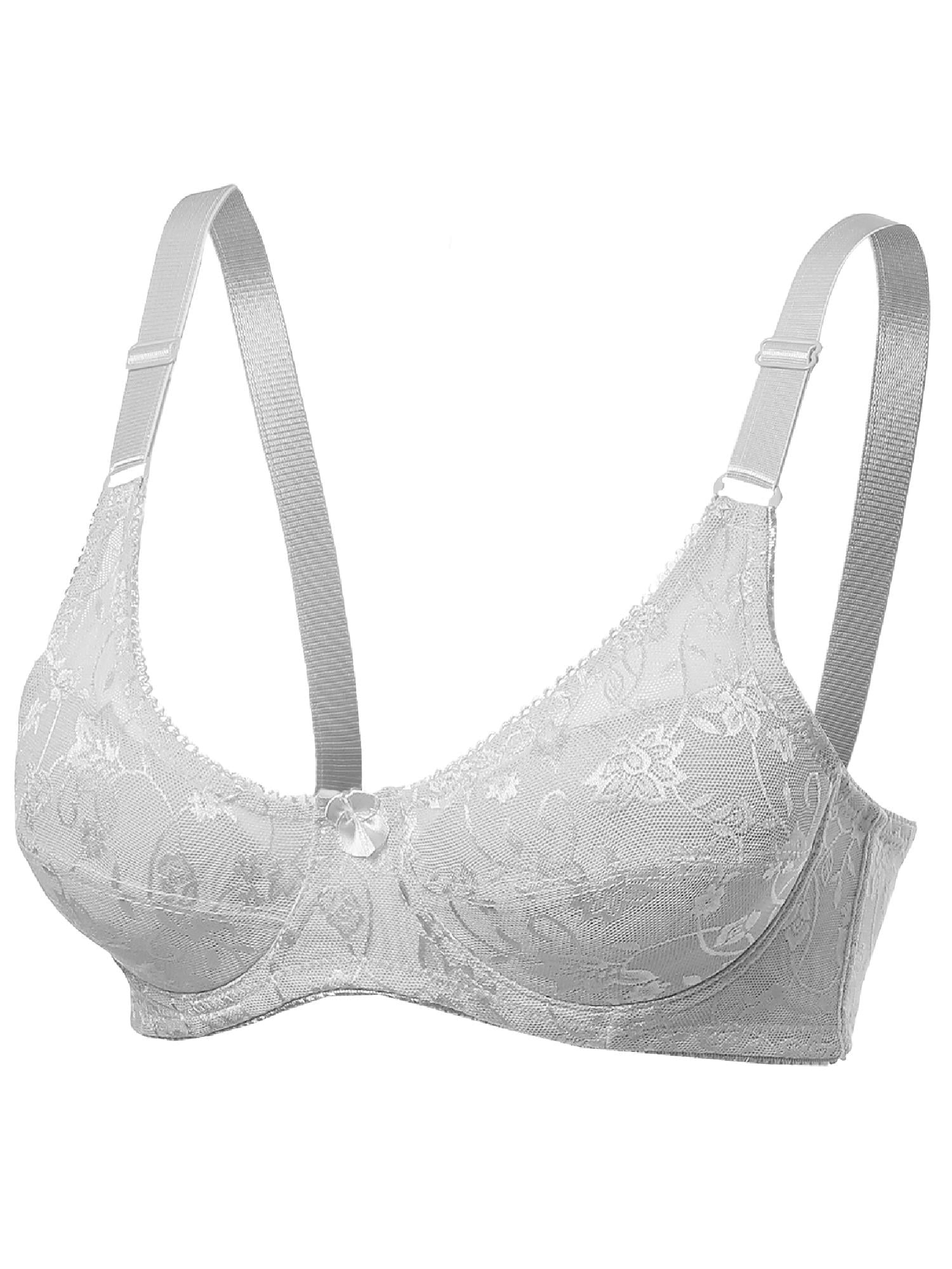 FashionOutfit Women's Underwire Nonpadded Soft Lace Nursing Bras
