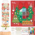thumbnail image 2 of Kit de Fabricación de Pulseras para Principiantes Navidad 6000 Piezas Cuentas para Hacer Joyas Árbol de Navidad Copo de Nieve Encantos de Pan de Jengibre Cuentas de Arcilla Verde Roja Cuentas Espaciad, 2 of 4