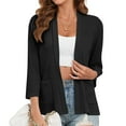 thumbnail image 1 of Soki Women's Cardigan Sweaters Lightweight Sweater Long Sleeve Open Front Casual Knit Cardigans with Pocket, 1 of 9
