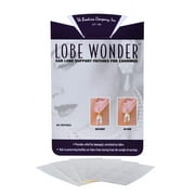 Lobe Wonder - The ORIGINAL Ear Lobe Support Patch for Pierced Ears - Eliminates the Look of Torn or Stretched Piercings - Protects Healthy Ear Lobes from Tearing - 60 Patches - Clear & Latex-Free