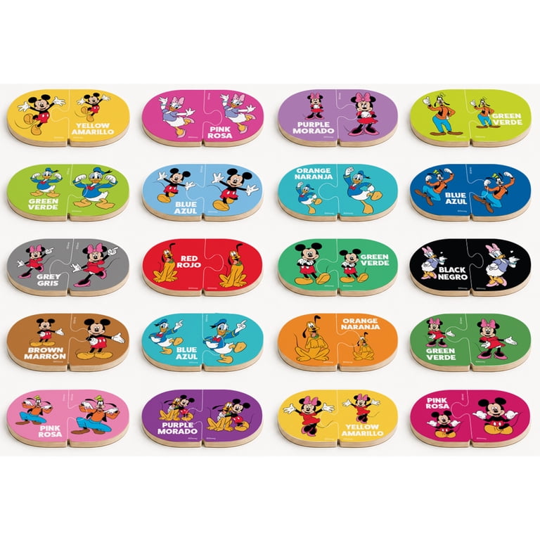 MasterPieces Games - Disney Educational Wood Matching Puzzles