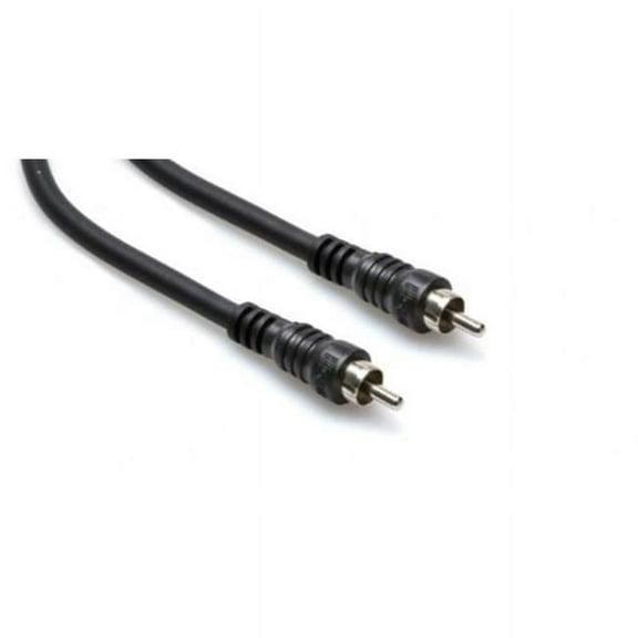 Hosa Technology 3 ft. Unbalanced Interconnect Cable - Nickel-Plated Plugs RCA to Same