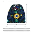 thumbnail image 3 of Vsdgher Colorful Mexican Flower Slouchy Beanie Hat for Men/Women, Skull Cap Chemo Cap Night Sleeping Cap, 3 of 8