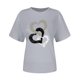 thumbnail image 5 of RKSTN Valentine Gifts Women's Valentine's Day T Shirts Oversized Crewneck Valentines Graphic Print Short Sleeve Shirt Womens Casual Solid Round Neck Plus Size Loose Fits Tee Top Summer Clothes, 5 of 8