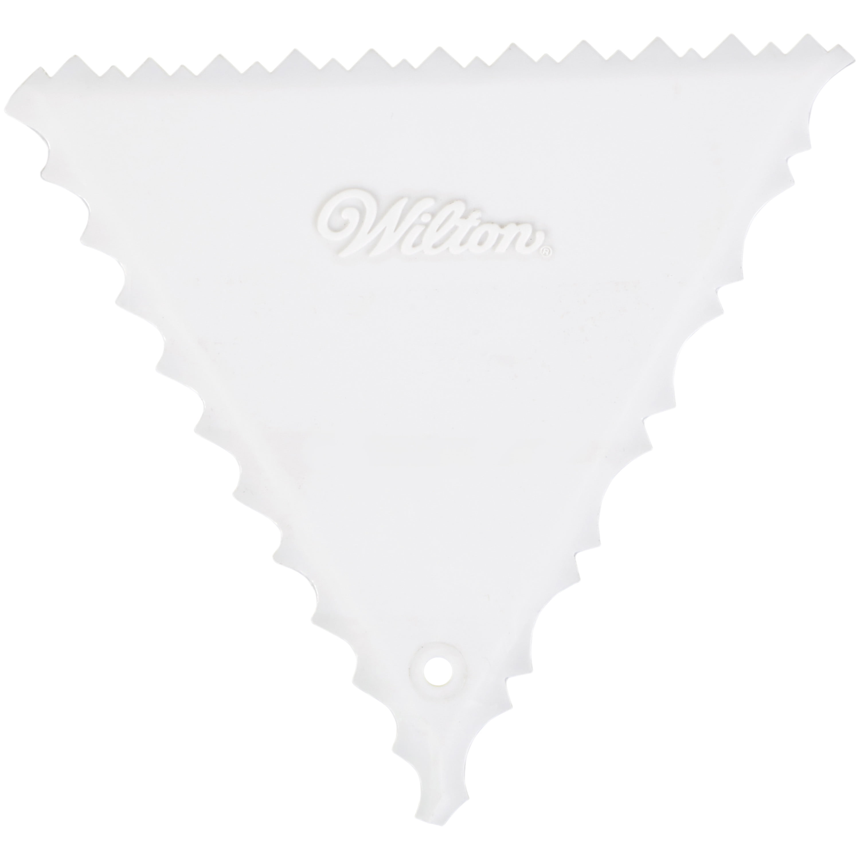 Wilton Plastic Cake Decorating Triangle Pack of 3 5 x 5 Inches 