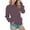 Purple, variant on Vedolay Hoodless Sweatshirts for Women Long Sleeve Crew Neck Shirt Green,L