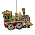 thumbnail image 4 of Northlight Train Glittered Glass Christmas Ornament - 5.5" - Multicolor, 4 of 5