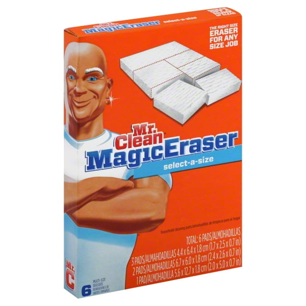 Mr. Clean Magic Eraser SelectASize Cleaning Pads, 6 count Walmart