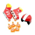 thumbnail image 1 of Juego de patines para casa de muñecas Strade Fareast Limited accesorios para fotos Casco rojo, 1 of 8