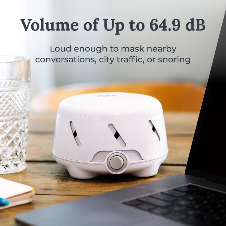 Yogasleep Dohm Uno Adult Sleeping White Noise Sound Machine, White