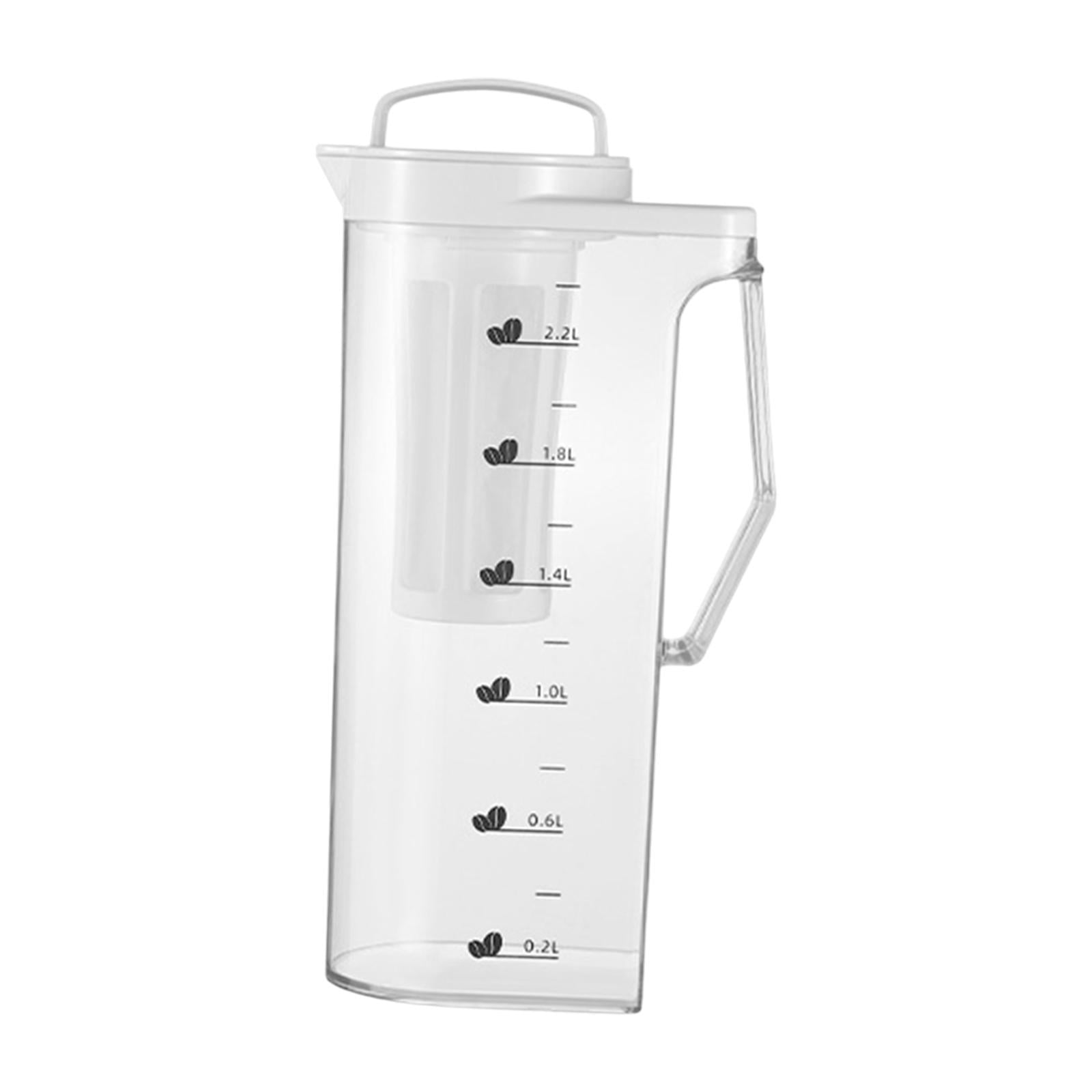 Baoblaze Cold Brew Coffee Maker Iced Coffee Brewer for Lemon Water Kitchens Household 2.2L