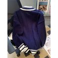 thumbnail image 5 of Winter Women Sweater Knitted Cardigan Oversize Girls Sweater Woman Cashmere Pullover Tops Long Sleeve Maxi Vintage Y2k Thick, 5 of 5