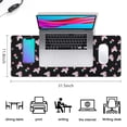 thumbnail image 5 of Long Mouse Pads for Desk,Black Cartoon Unicorn Heart Pattern Desk Mats on Top Of Desks, Desk Mouse Pad Extra Large with 3mm Non-Slip Base and Stitched Edge for Gaming,Office,Work,Home 31.5"x11.8", 5 of 6