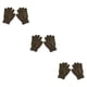 thumbnail image 3 of Guantes cómodos de punto Qarigey 1 par de guantes para niños Color sólido invierno verde, 3 of 6