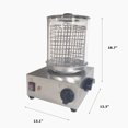 thumbnail image 2 of Commercial Hot Dog Warmer Bun Toaster Food Egg Rolls Steamer Sausage Grilling Machine with Temperature Control 110V, 2 of 9