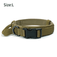 thumbnail image 2 of Collier Réglable en Nylon pour Chien Boucle en Métal Robuste avec Poignée pour Dressage de Chien, 2 of 6