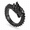 Black, variant on Men's Dragon Head Ring, Stainless Steel Statement Ring, Vintage Punk Gift