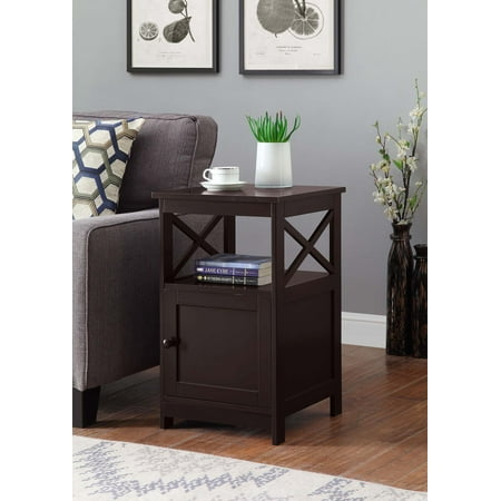 Convenience Concepts Oxford End Table with Cabinet
