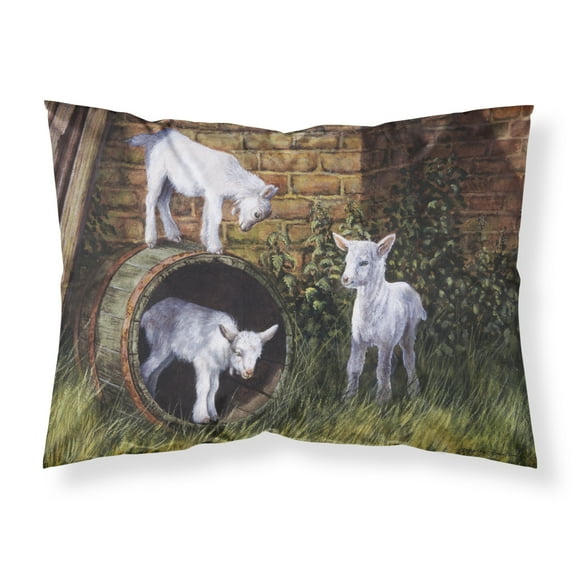 Goats by Daphne Baxter Fabric Standard Pillowcase
