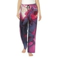 thumbnail image 2 of Lsque Astronaut Riding Fiery Horse Print Women's Pajama Pants, Lounge Pant - Comfortable Home Wear,Elastic Waistband, Stylish Design-XX-Large, 2 of 9