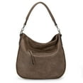 thumbnail image 6 of Wrangler Hobo Bags Large Crossbody Bags for Women Shoulder Purses with Striped Cotton Straps, Dark khaki, 6 of 7