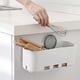 thumbnail image 3 of Yuarrent Gabinete organizador de cocina, soporte de cajón de almacenamiento autoadhesivo, artículos de tocador, organización de baño, estante de Organizadores de utensilios de cocina Yuarrent HA065205-00, 3 of 6