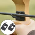 thumbnail image 2 of Pebbuoy 2Pcs Plastic Arrow Rest Black Recurve Bow Arrow Holder Self-Adhesive Back Hunting Shoot Targeting Accessory, 2 of 7