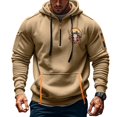 thumbnail image 2 of Men's Pullover Sweatshirt Hoodie Fleece Hoodie Pullover Black Blazer Oversized Hoodie Black Zip Lightweight Hoodies Winter My Items, 2 of 4